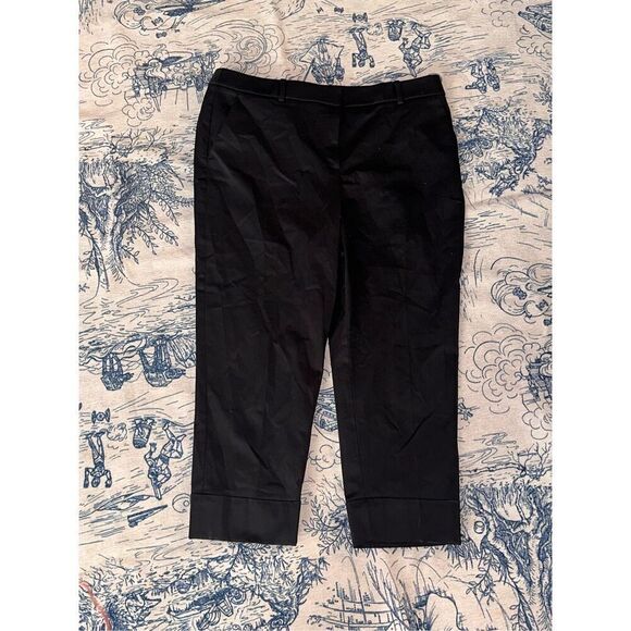 STUNNING CHICOS Chico's Womens Size 2.5R (US 14) black cropped Pants Good CONDIT - Picture 1 of 7